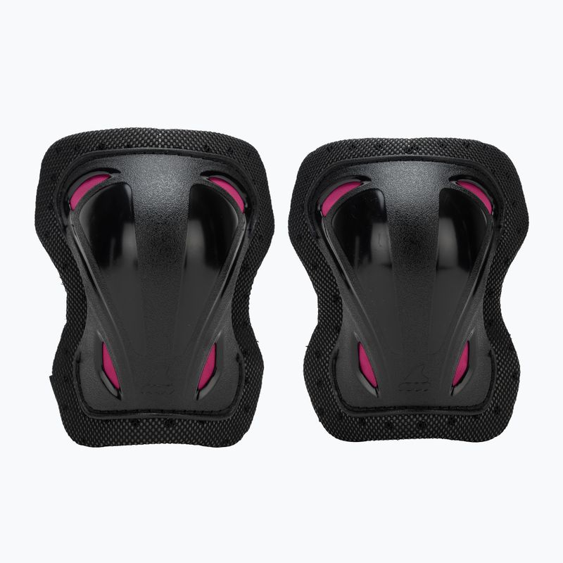 Rollerblade Skate Gear W set di protezioni da donna nero/raspberry 4