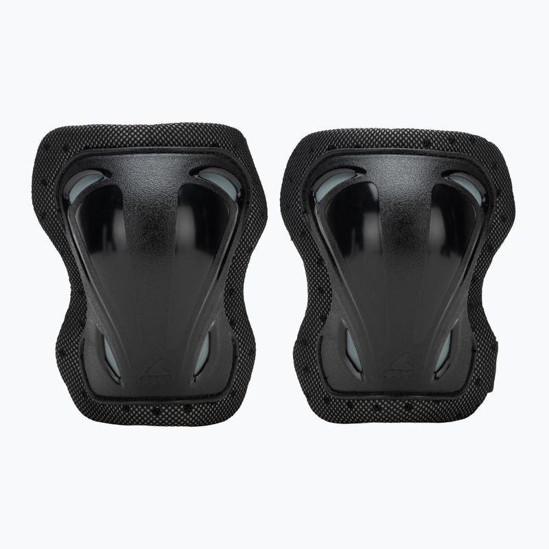 Rollerblade Skate Gear Protezioni per le ginocchia nere