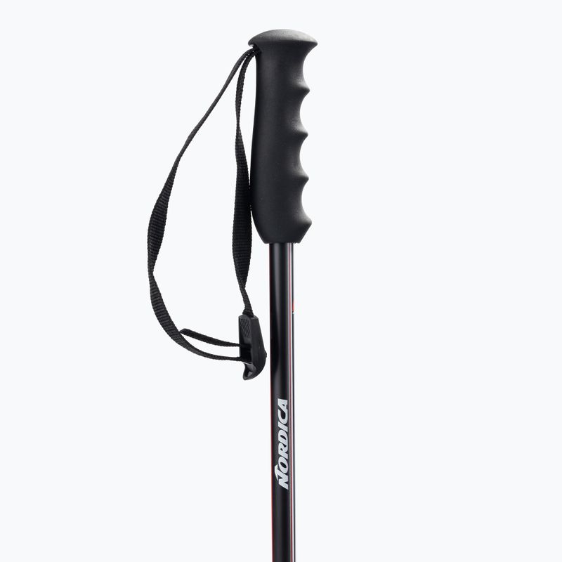 Bastoncini da sci Nordica Alpine TI 16 MM grigio/rosso 2