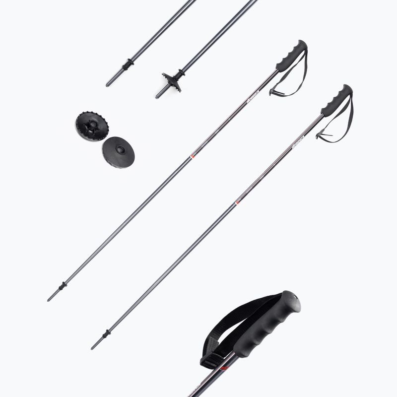 Bastoncini da sci Nordica Alpine TI 16 MM grigio/rosso 6