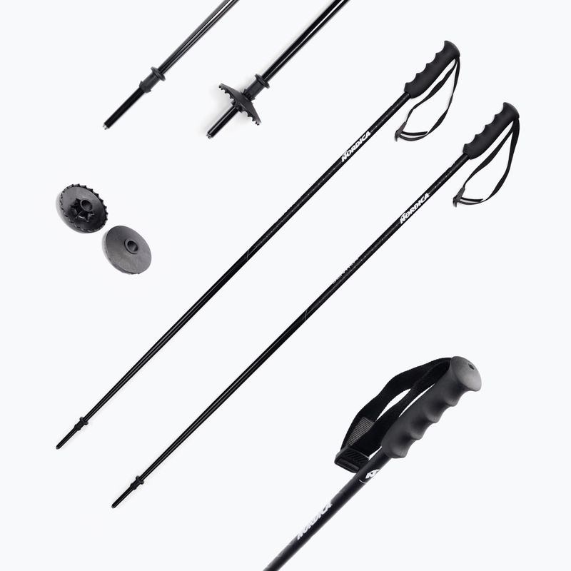Bastoncini da sci da donna Nordica Alpine TI Woman 16 MM nero/argento 6