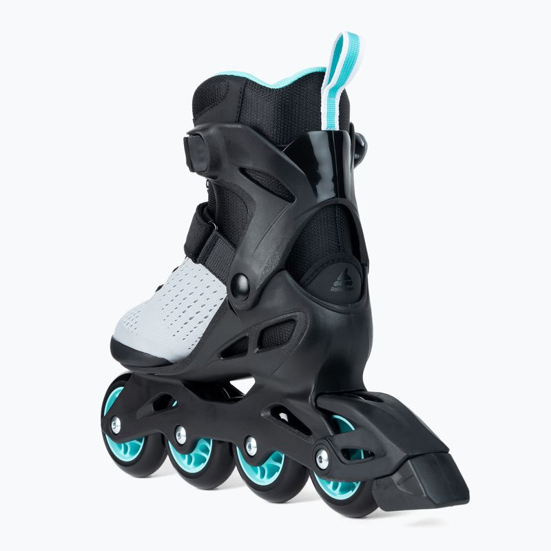 Pattini a rotelle Rollerblade Zetrablade Elite da donna nero/blu polvere 3