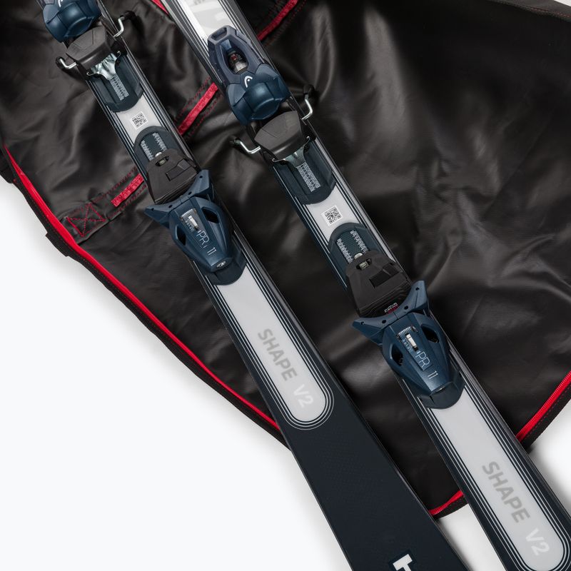 Nordica Ski Bag Lite nero/rosso 4