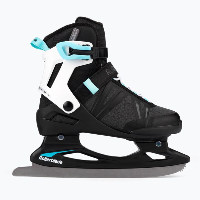 Rollerblade Spark XT pattini da donna nero/azzurro 2
