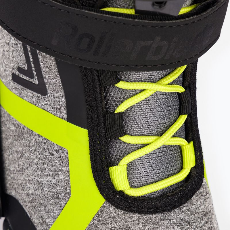 Pattini Rollerblade Comet XT per bambini nero/lime 5