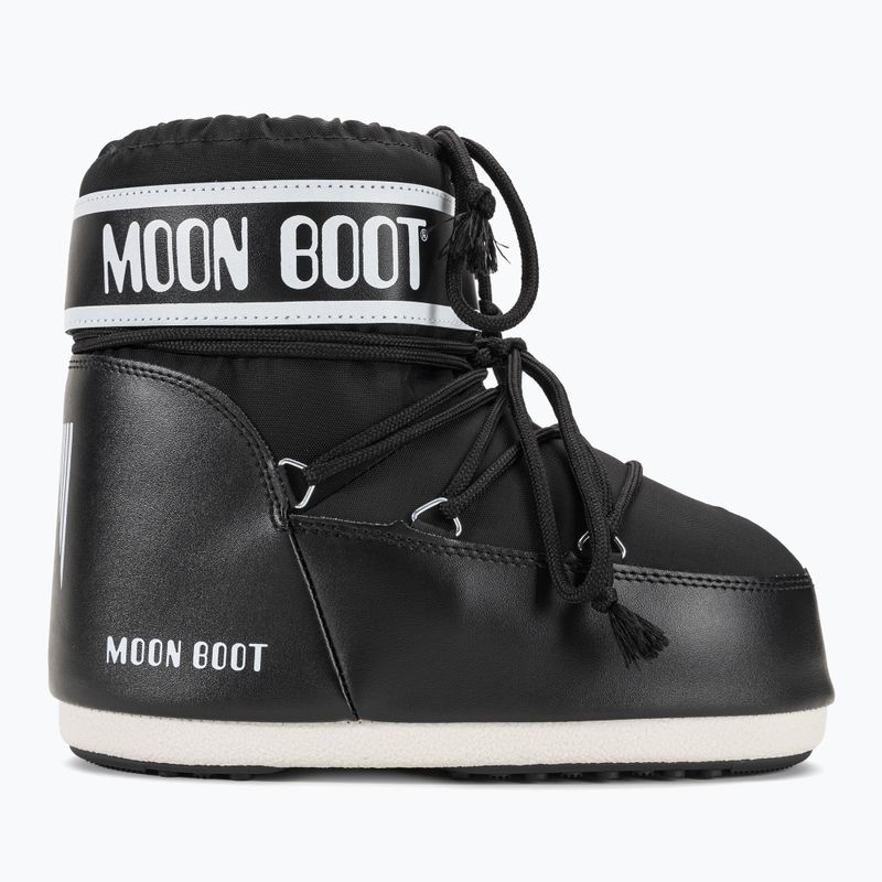 Stivali da neve Moon Boot Icon Low Nylon da donna, nero 2