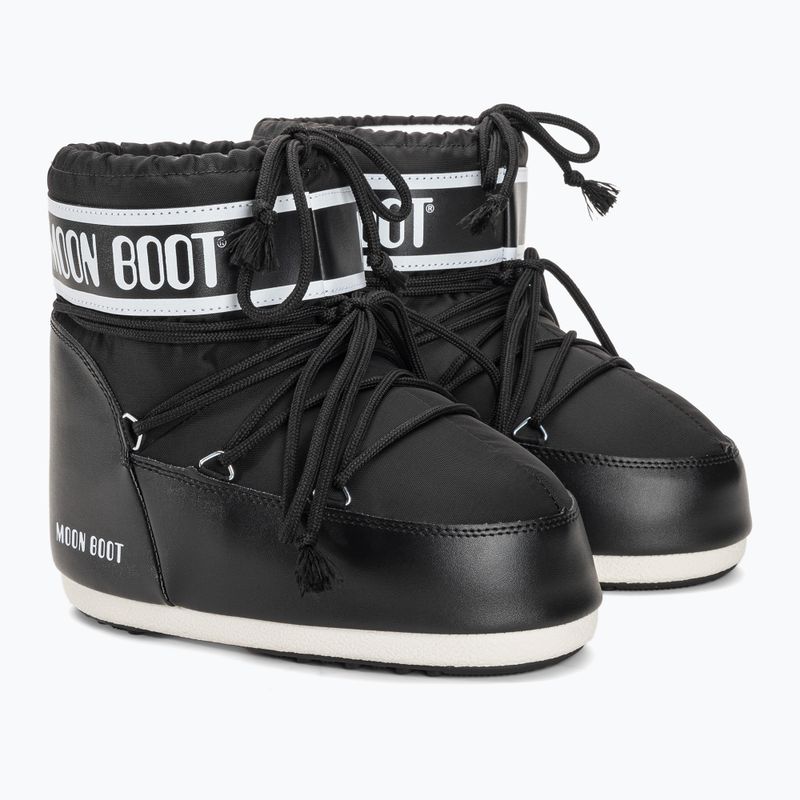 Stivali da neve Moon Boot Icon Low Nylon da donna, nero 4