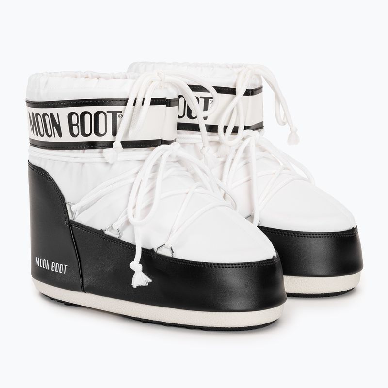 Stivali da neve donna Moon Boot Icon Low Nylon bianco 4