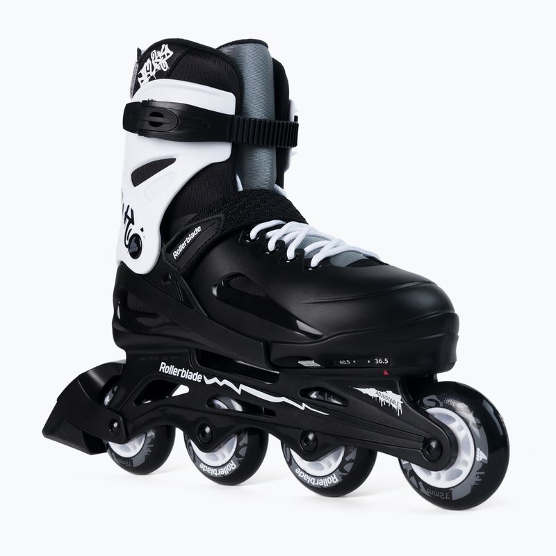 Rollerblade Fury per bambini nero/bianco