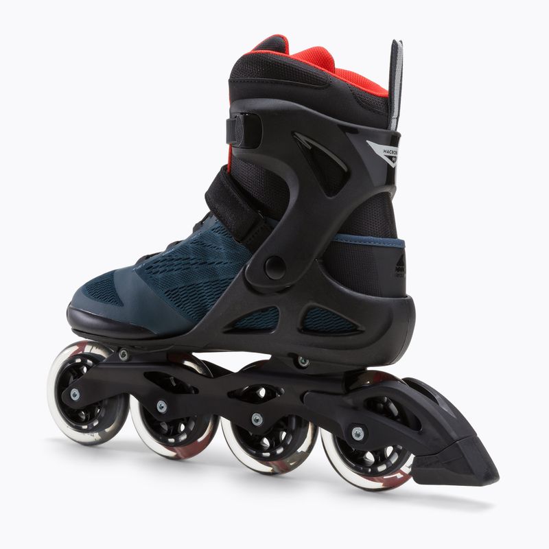 Pattini a rotelle da uomo Rollerblade Macroblade 90 orion blue/spicy orange 3