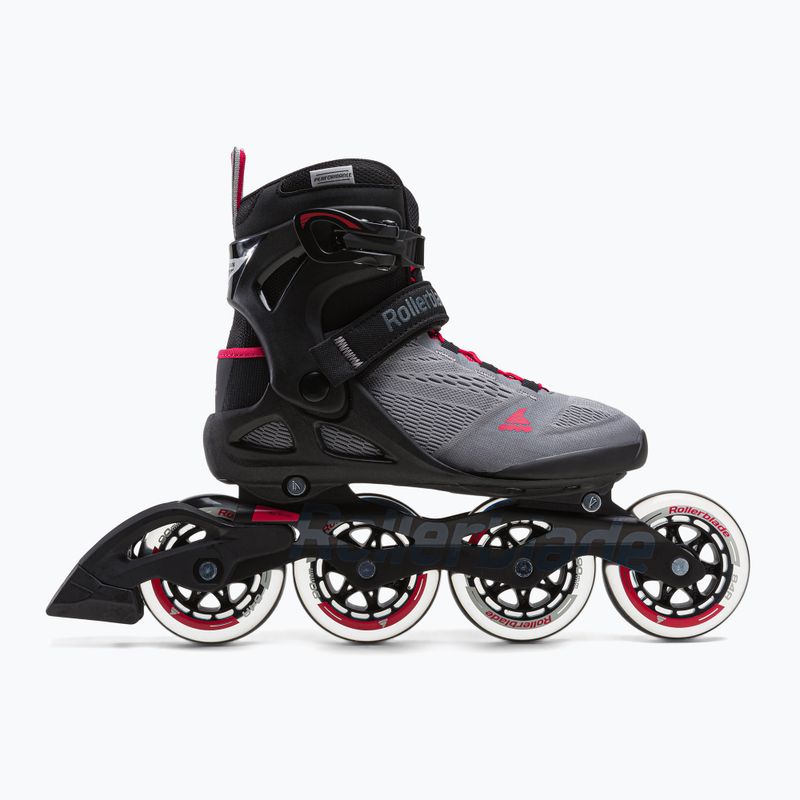 Pattini a rotelle Rollerblade Macroblade 90 W da donna, grigio neutro/rosa paradiso 2