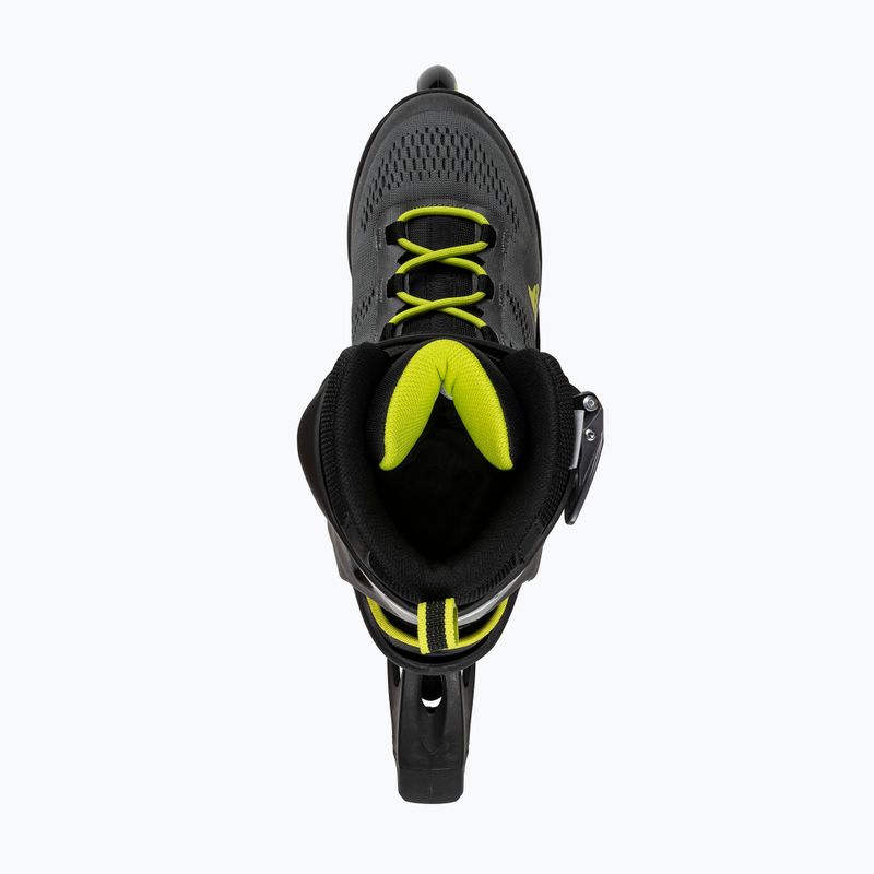 Pattini a rotelle da uomo Rollerblade Macroblade 80 nero/lime 13