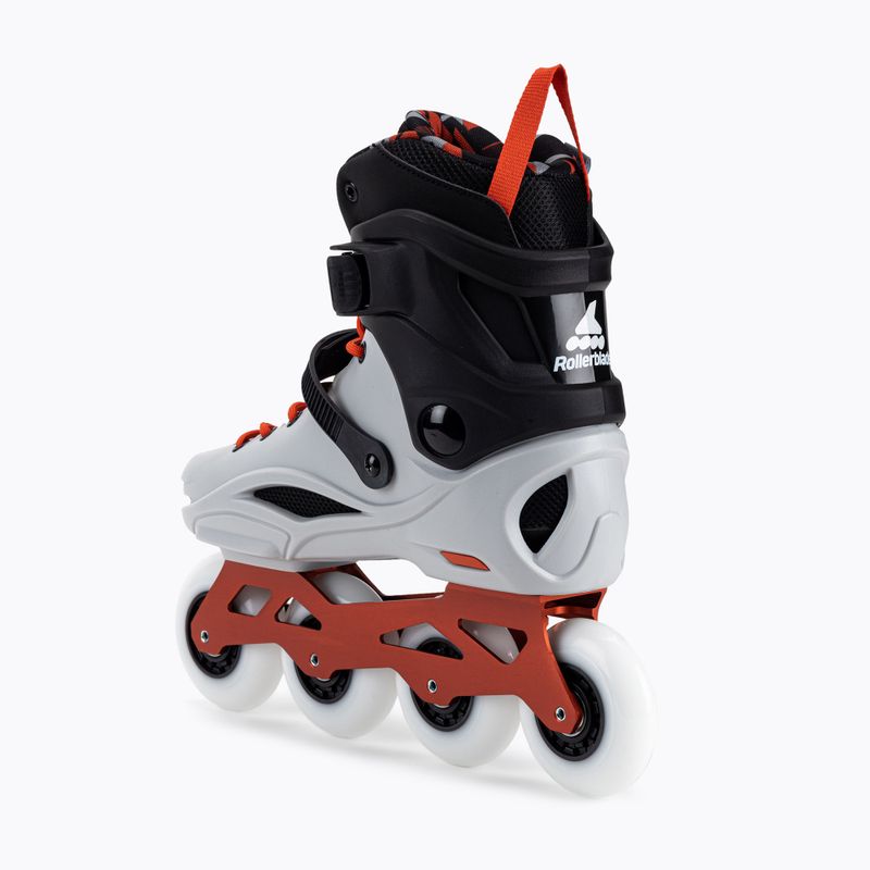 Pattini Rollerblade RB PRO X grigio/rosso caldo da uomo 3