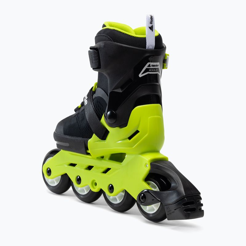 Pattini a rotelle Rollerblade Microblade per bambini, nero/giallo neutro 3