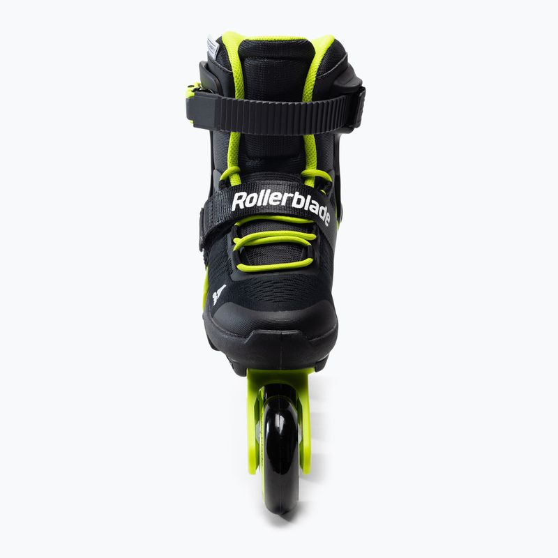 Pattini a rotelle Rollerblade Microblade per bambini, nero/giallo neutro 4