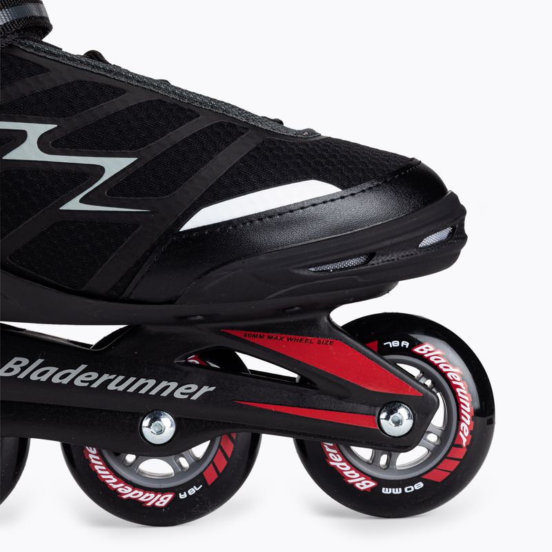 Pattini da uomo Bladerunner by Rollerblade Advantage Pro XT nero/rosso 6