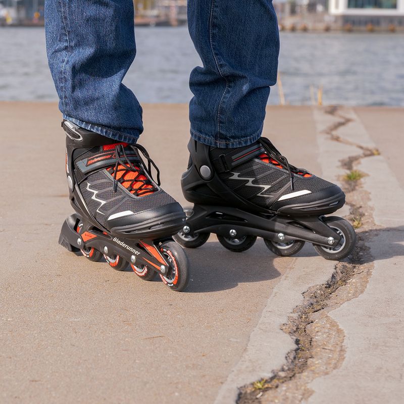 Pattini da uomo Bladerunner by Rollerblade Advantage Pro XT nero/rosso 9