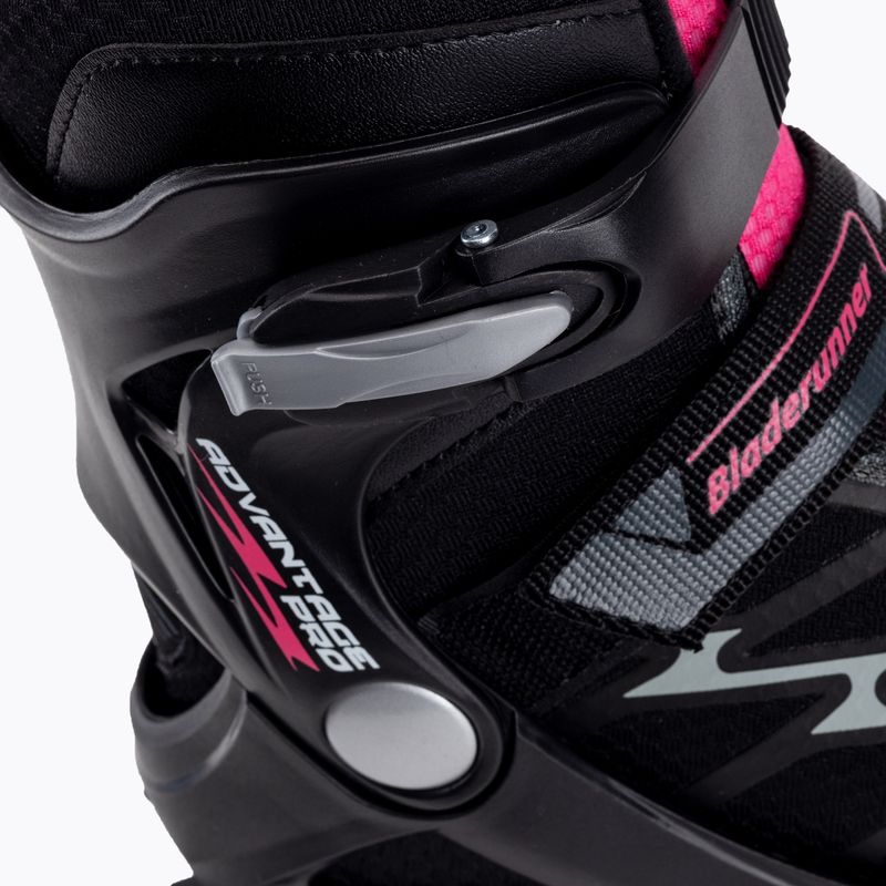 Pattini da donna Bladerunner by Rollerblade Advantage Pro XT nero/rosa 5