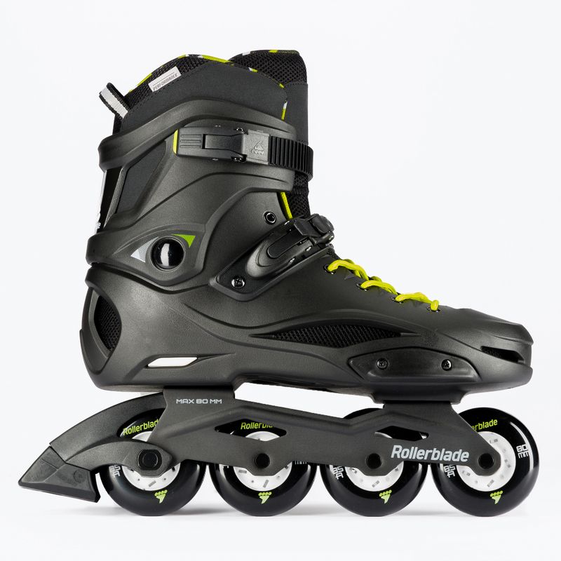 Rollerblade RB Cruiser nero/giallo neon da uomo 2