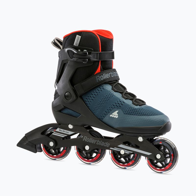 Pattini da uomo Rollerblade Sirio 80 orion blue/spicy orange 4