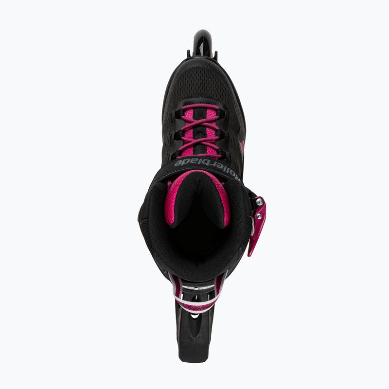 Pattini a rotelle Rollerblade Sirio 80 nero/raspberry da donna 7