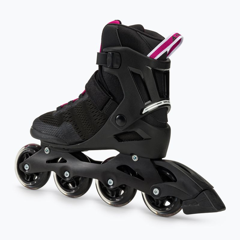 Pattini a rotelle Rollerblade Sirio 80 nero/raspberry da donna 3
