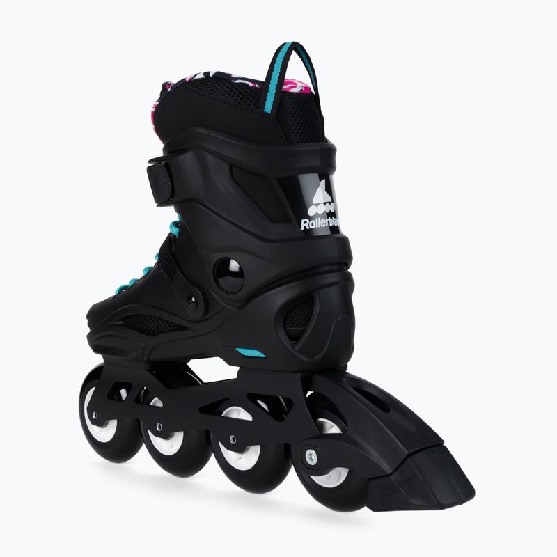 Pattini Rollerblade RB Cruiser nero/acqua da donna 3