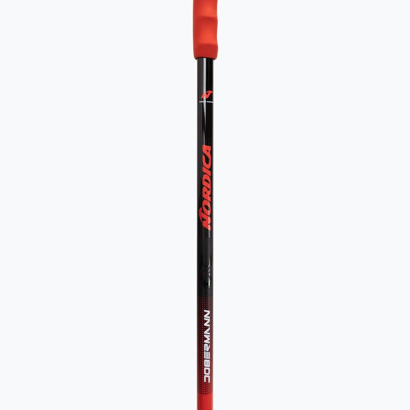 Nordica Dobermann Race bastoncini da sci nero/rosso 2