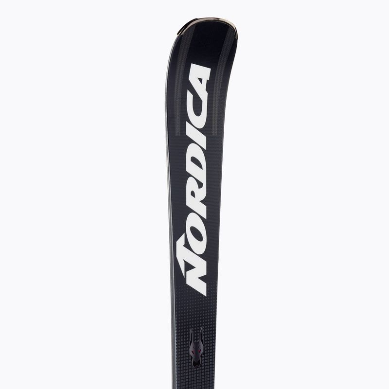 Sci da discesa Nordica Dobermann SLR RB + attacchi XCELL 14 FDT nero/rosso 8