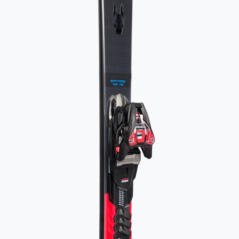 Sci da discesa Nordica Dobermann Spitfire 76 RB FDT + attacchi XCELL 12 nero/rosso 6