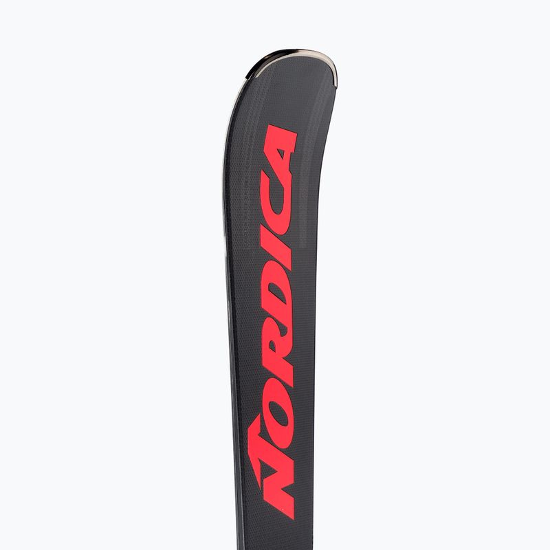 Sci da discesa Nordica Dobermann Spitfire 72 RB + attacchi XCELL 12 FDT nero/rosso 8