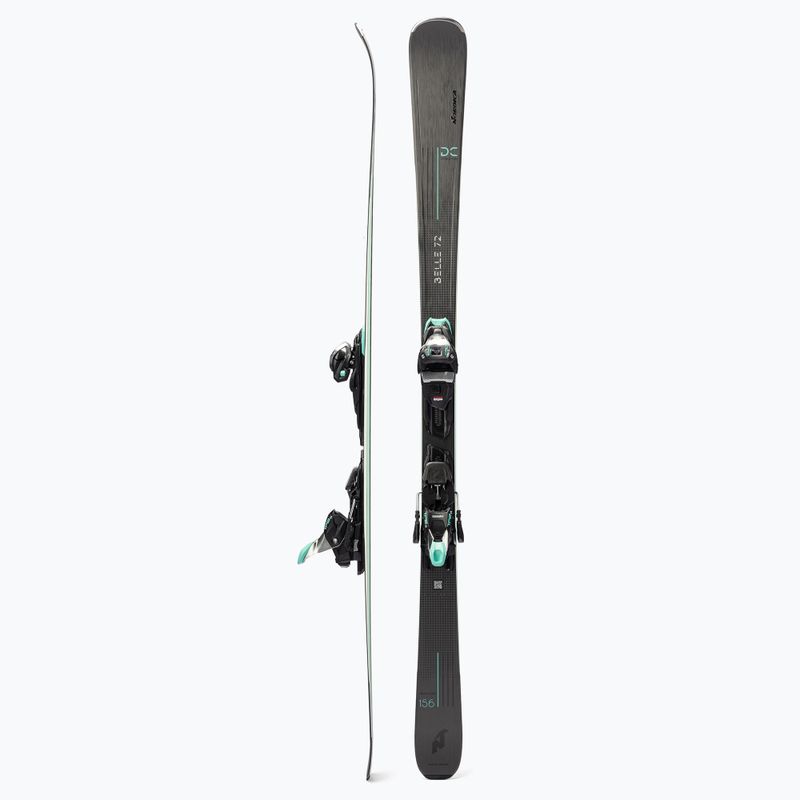Sci da discesa femminile Nordica Belle DC 72 + attacchi TP2LT11 FDT antracite/teal 2