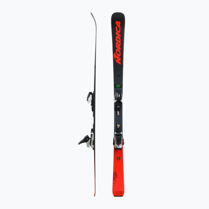 Sci da discesa per bambini Nordica Dobermann Combi Pro S FDT + attacchi Jr 7.0 nero/rosso 2