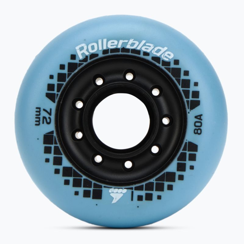 Rollerblade Apex XC 72 mm/80A ruote rollerblade 4 pezzi blu chiaro