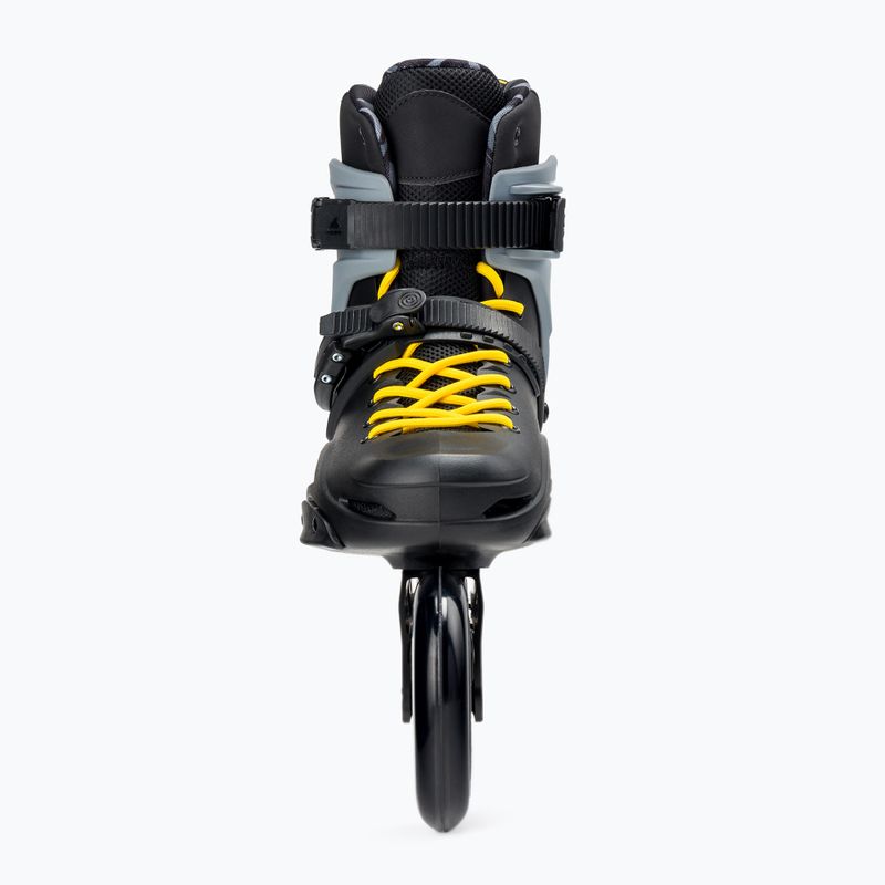 Pattini Rollerblade RB 110 3WD nero/giallo zafferano per uomo 4