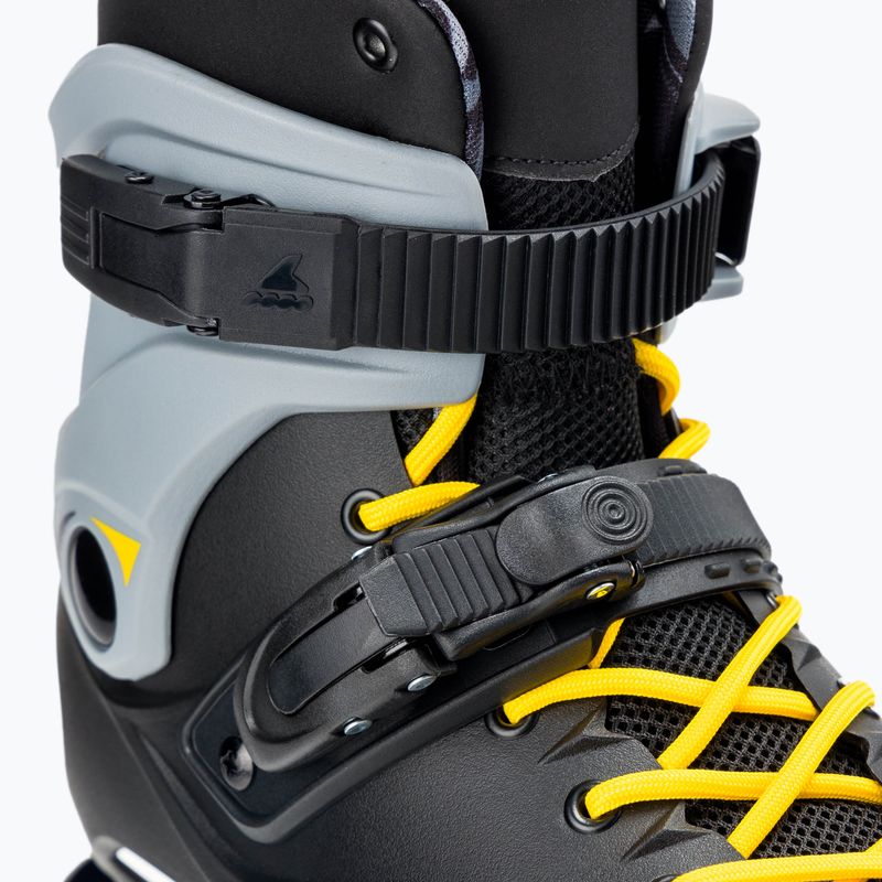 Pattini Rollerblade RB 110 3WD nero/giallo zafferano per uomo 5