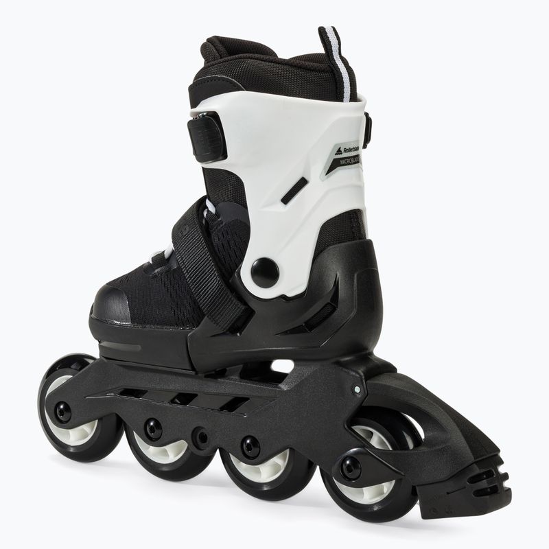 Pattini a rotelle Rollerblade Microblade per bambini nero/bianco 3
