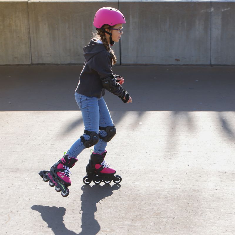 Pattini a rotelle per bambini Rollerblade Microblade rosa/verde chiaro 10