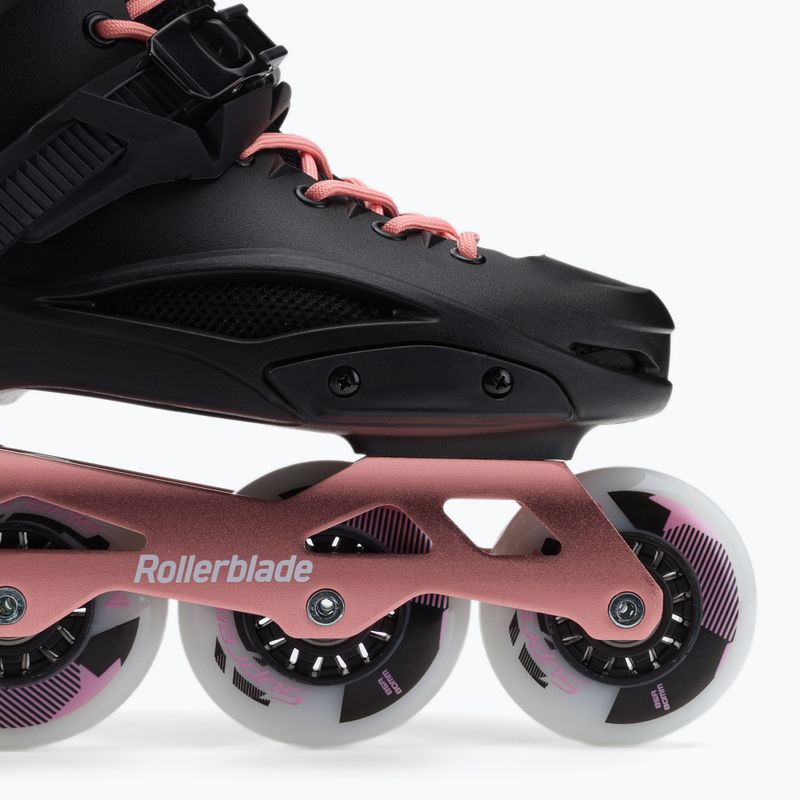 Rollerblade da donna RB PRO X nero/oro rosa 5