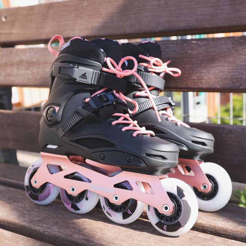 Rollerblade da donna RB PRO X nero/oro rosa 14