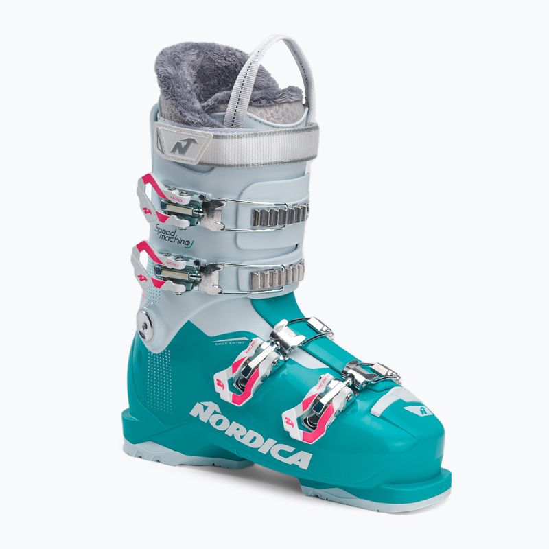 Scarponi da sci Nordica Speedmachine J4 per bambini blu chiaro/bianco/rosa