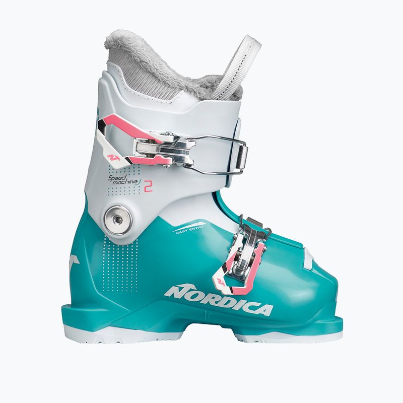 Scarponi da sci Nordica Speedmachine J2 per bambini blu chiaro/bianco/rosa 8