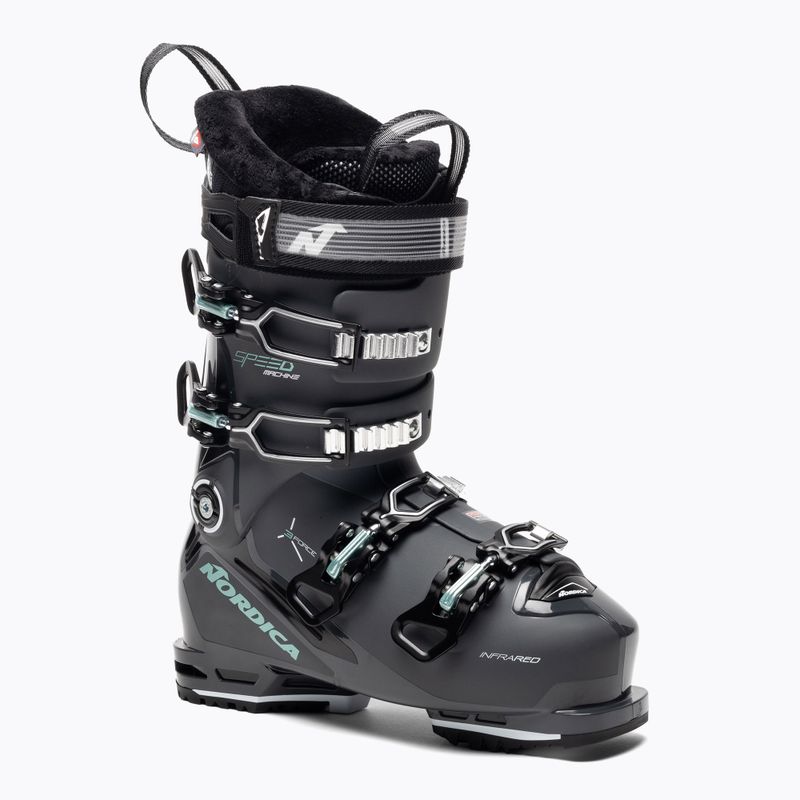 Scarponi da sci da donna Nordica Speedmachine 3 95 W GW antracite/nero/verde