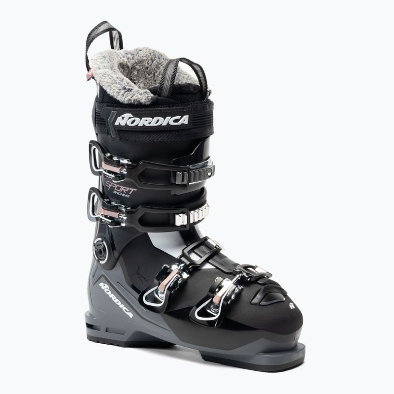 Scarponi da sci da donna Nordica Sportmachine 3 75 W nero/antracite/rosa