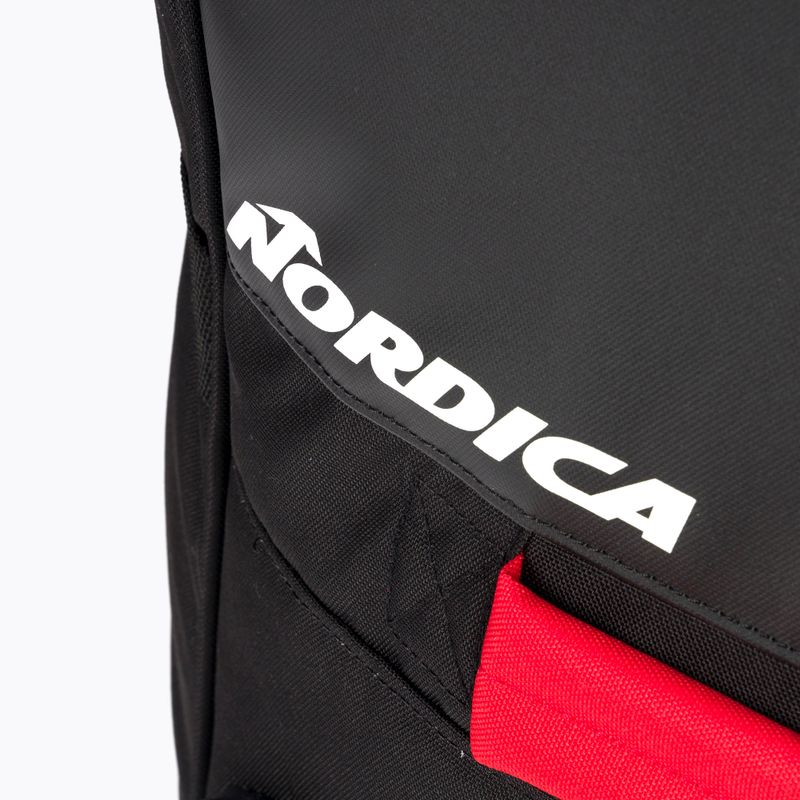 Borsa da viaggio Nordica Race XL Duffle Roller Dobermann 120 l nero/rosso 5