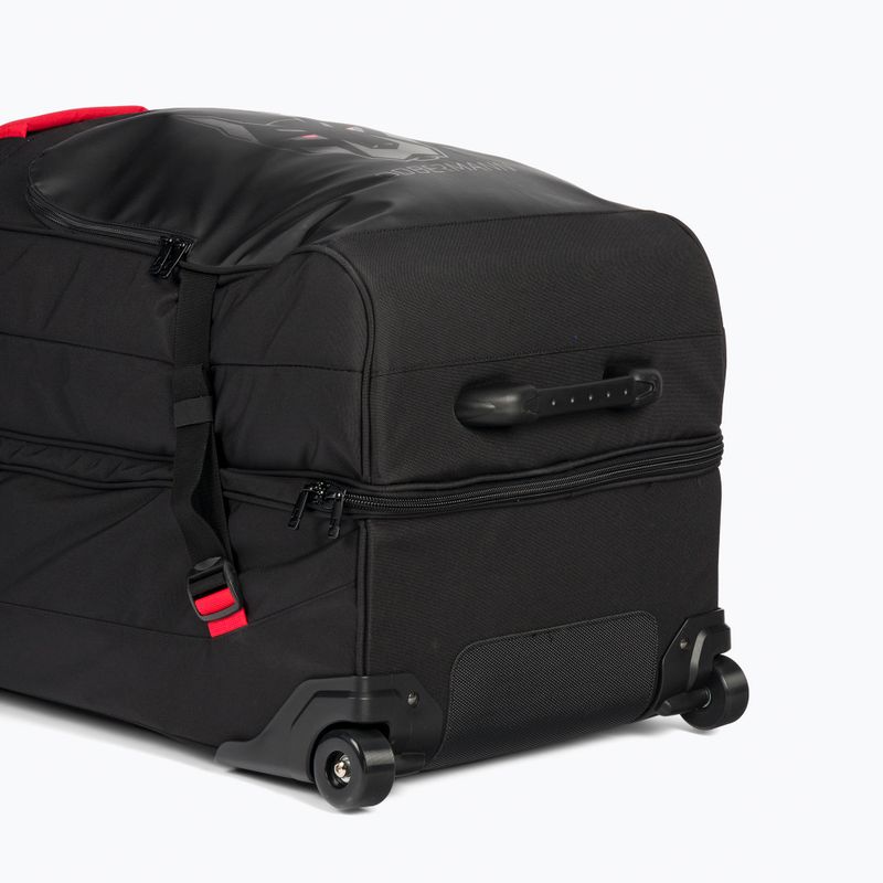 Borsa da viaggio Nordica Race XL Duffle Roller Dobermann 120 l nero/rosso 7