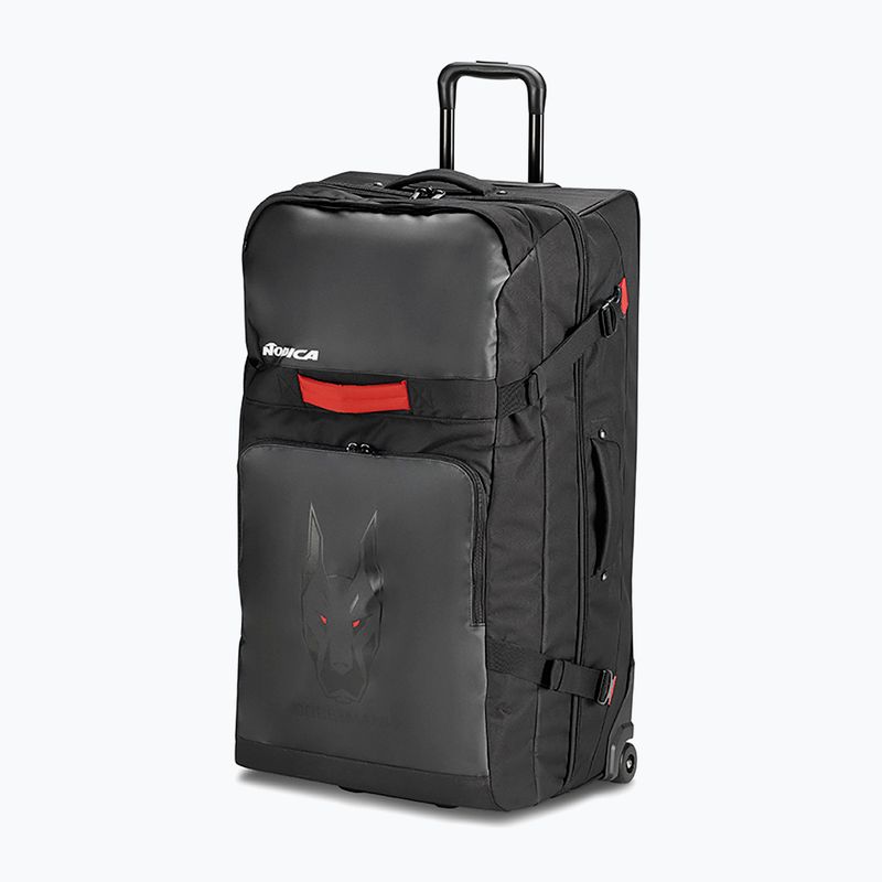 Borsa da viaggio Nordica Race XL Duffle Roller Dobermann 120 l nero/rosso 9