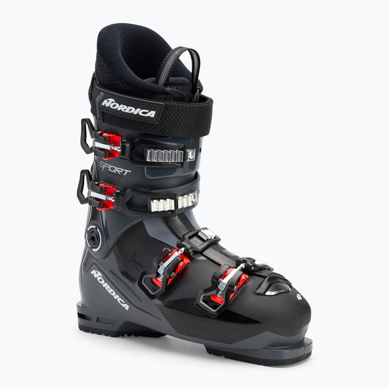 Scarponi da sci Nordica Sportmachine 3 LX 90 da uomo antracite/nero/rosso