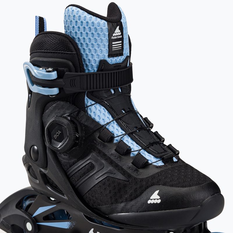Pattini Rollerblade Macroblade 84 BOA nero/blu polvere da donna 5