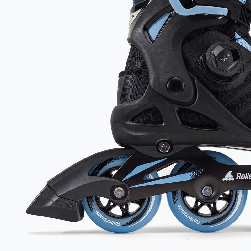 Pattini Rollerblade Macroblade 84 BOA nero/blu polvere da donna 7